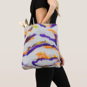 Tote Bag Seamless animal zebra. Dirty art pattern. Abstract (De près)