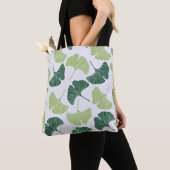 Tote Bag Seamless pattern Green ginkgo biloba  (De près)