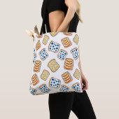 Tote Bag Seamless pattern of toast (De près)