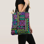 Tote Bag  seamless pattern with abstract lines. geometric a (De près)