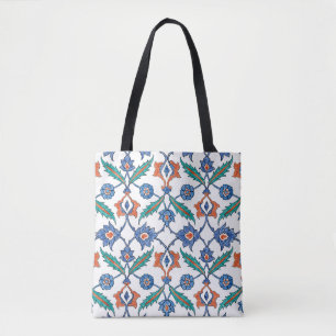 Tote Bag Seamless pattern with floral ornament imitating me