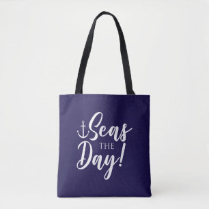 Tote Bag Seas the Day ! Nautical