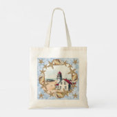 Tote Bag Seashell Lighthouse (Dos)