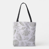 Tote Bag Seashell Soft Antique Art Beach Shops (Dos)