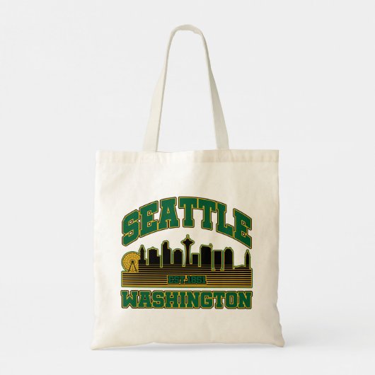 Tote Bag Seattle, Washington (Dos)