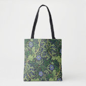 Tote Bag Seaweed cobalt thyme - William Morris (Devant)