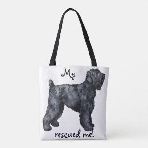Tote Bag Secourir Black Russian Terrier
