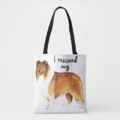 Tote Bag Secourir Collie (Devant)