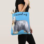 Tote Bag Secourir Collie hérissée (De près)