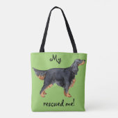Tote Bag Secourir Gordon Setter (Dos)