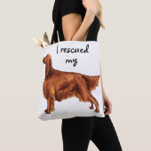 Tote Bag Secourir Irish Setter (De près)