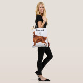 Tote Bag Secourir Irish Setter (Sur le modèle)