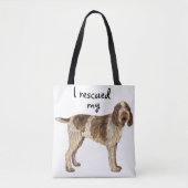 Tote Bag Secourir la spinone (Devant)