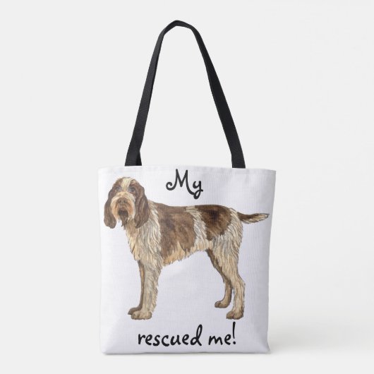 Tote Bag Secourir la spinone (Dos)