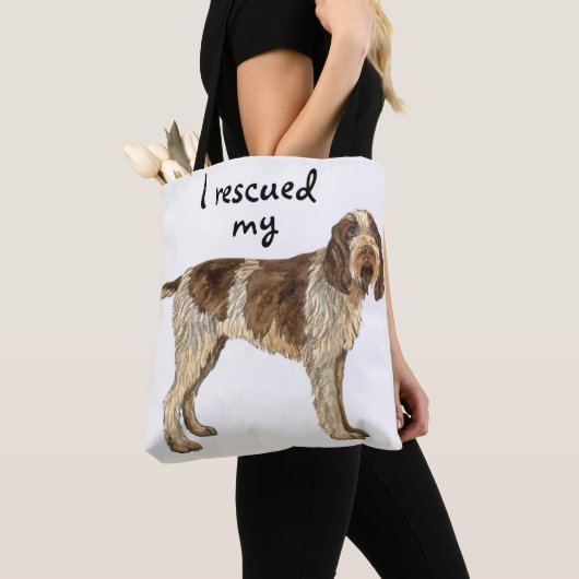 Tote Bag Secourir la spinone (De près)