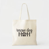 Tote Bag Secourir l'Empreinte de patte maman chien (Devant)