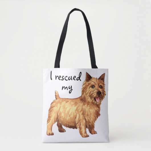 Tote Bag Secourir Norwich Terrier (Devant)