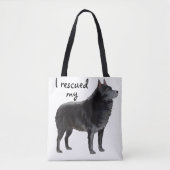 Tote Bag Secourir Schipperke (Devant)