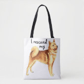 Tote Bag Secourir un Spitz finlandais (Devant)