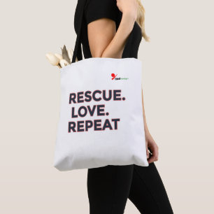 Tote Bag Secourt. Amour. Recommencer. Amateurs d'animaux