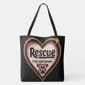 Tote Bag Secourt Est Ma Superpuissance - L'autonomisation (Dos)