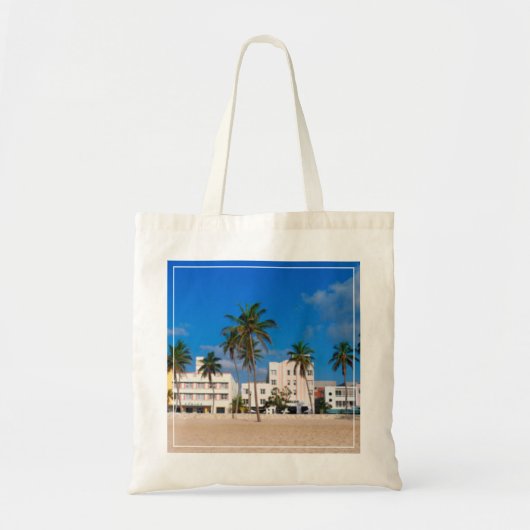 Tote Bag Secteur d'art déco de plage du sud Miami (Devant)