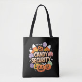 Tote Bag Sécurité de Halloween Candy (Devant)
