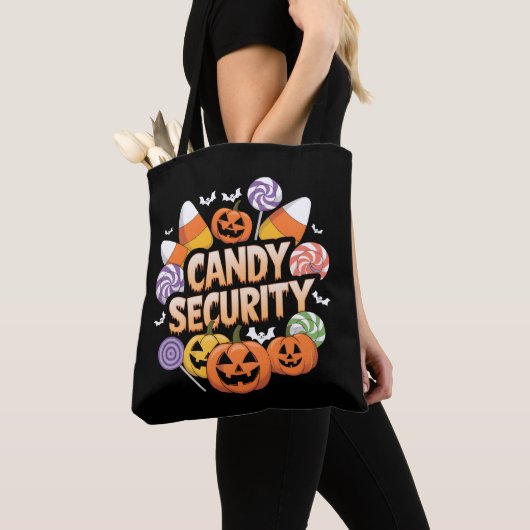 Tote Bag Sécurité de Halloween Candy (De près)
