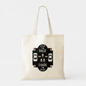 Tote Bag Sécurité routière à bicyclette (Dos)