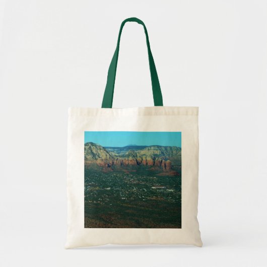 Tote Bag Sedona et Coffee Pot Rock vus d'en haut (Devant)