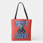 Tote Bag Seinfeld | Elaine - Sortez ! (Dos)