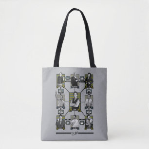 Tote Bag Seinfeld Graphique de relation de caractère
