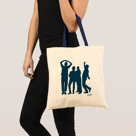 Tote Bag Seinfeld | Graphique de silhouette de groupe (Devant (produit))