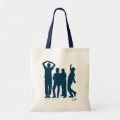 Tote Bag Seinfeld | Graphique de silhouette de groupe (Devant)