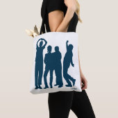 Tote Bag Seinfeld | Graphique de silhouette de groupe (De près)