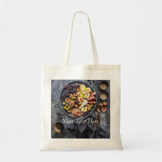 Tote Bag Sélection de nourriture italienne (Devant)
