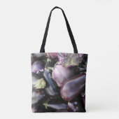 Tote Bag Sélection des plantes pourpres du marché agricole (Dos)