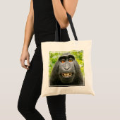 Tote Bag Selfie singe (Devant (produit))
