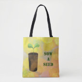 Tote Bag Semer une graine (Devant)