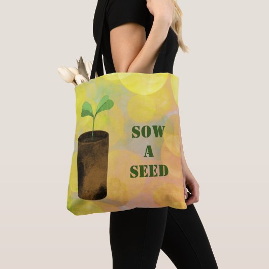 Tote Bag Semer une graine (De près)