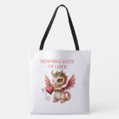 Tote Bag Sending Lots of Love (Devant)