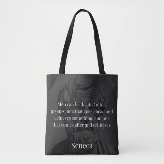 Tote Bag Seneca's Division : Les Doers et les Critiques (Devant)