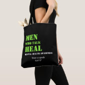 Tote Bag SENSIBILISATION À LA SANTÉ Mentale HOMMES QUI PARL (De près)