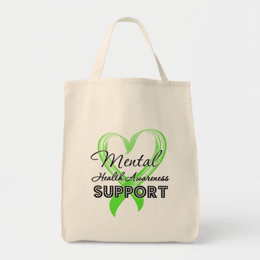 Tote Bag Sensibilisation à la santé mentale - Soutien (Devant)