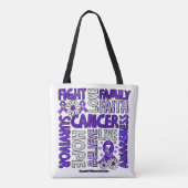 Tote Bag Sensibilisation à la violence familiale - Lutter c (Dos)