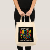 Tote Bag Sensibilisation à l'autisme (Devant (produit))
