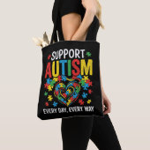 Tote Bag Sensibilisation à l'autisme (De près)