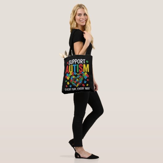 Tote Bag Sensibilisation à l'autisme (Sur le modèle)