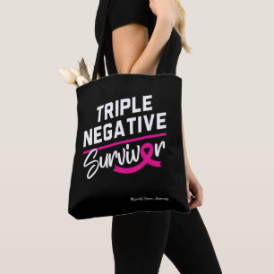 Tote Bag Sensibilisation au cancer du sein chez les trois s