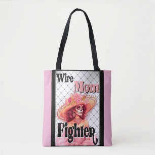 Tote Bag Sensibilisation au cancer du sein du crâne sucre